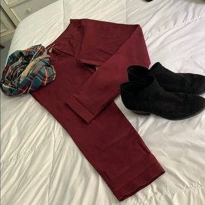 Mid rise dress pant